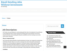 Tablet Screenshot of emailsendingjobs.net