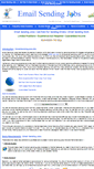 Mobile Screenshot of emailsendingjobs.biz